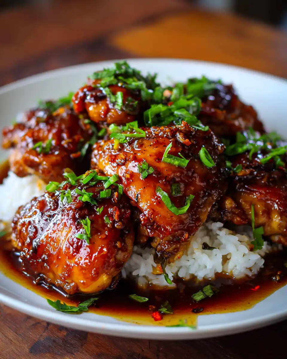 Slow Cooker Honey Garlic Chicken