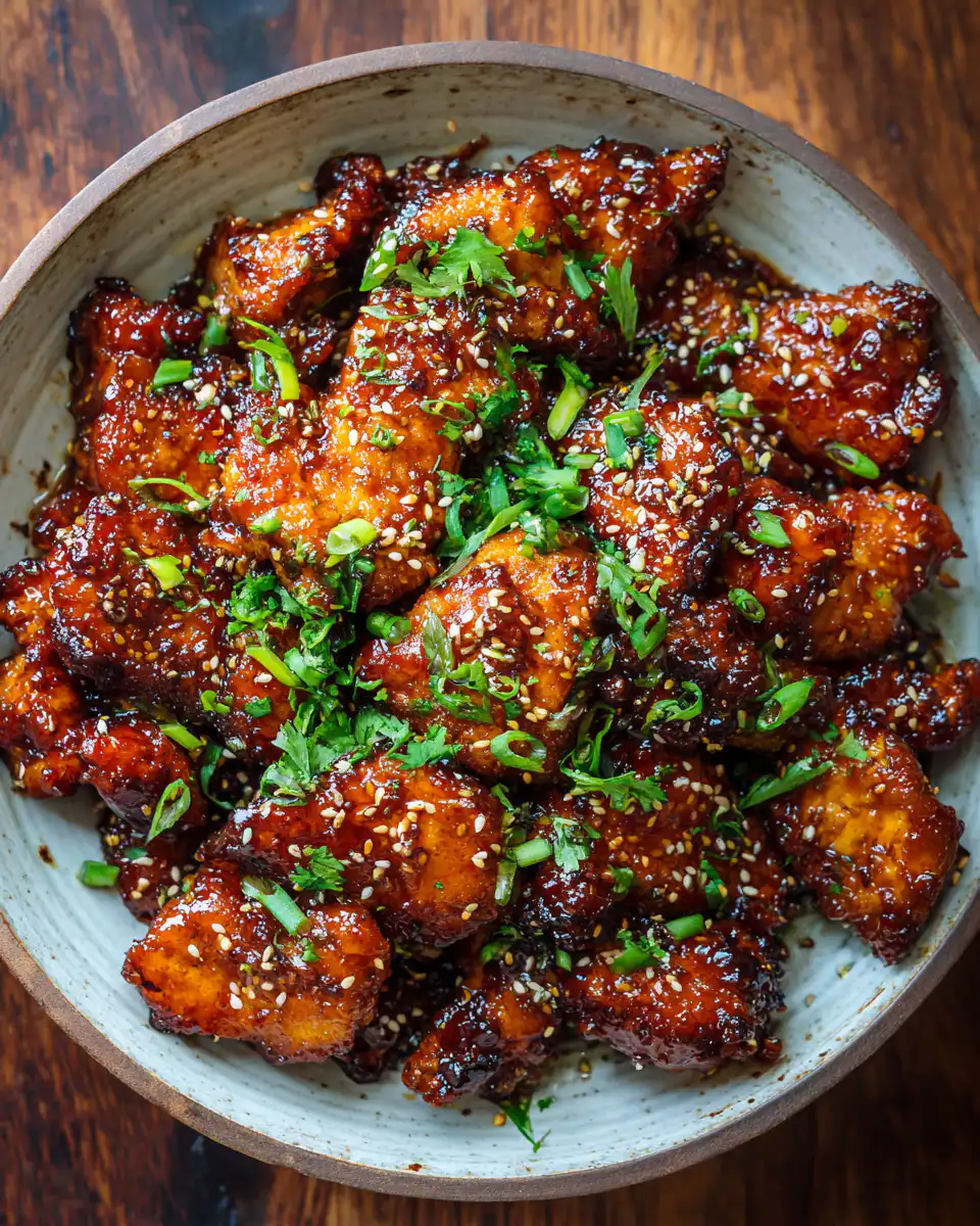 Sticky Honey Garlic Chicken Recipe