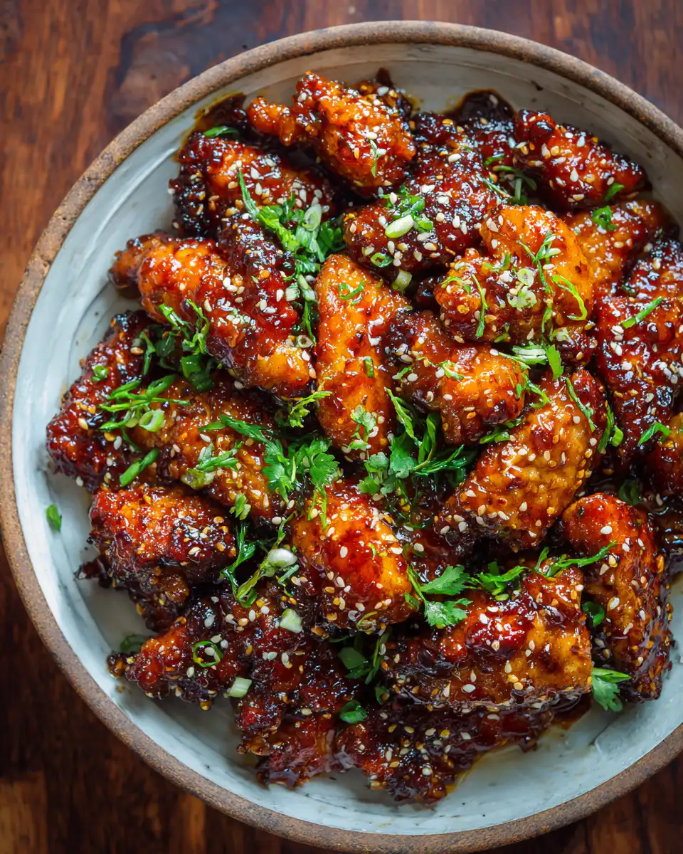 Sticky Honey Garlic Chicken Recipe