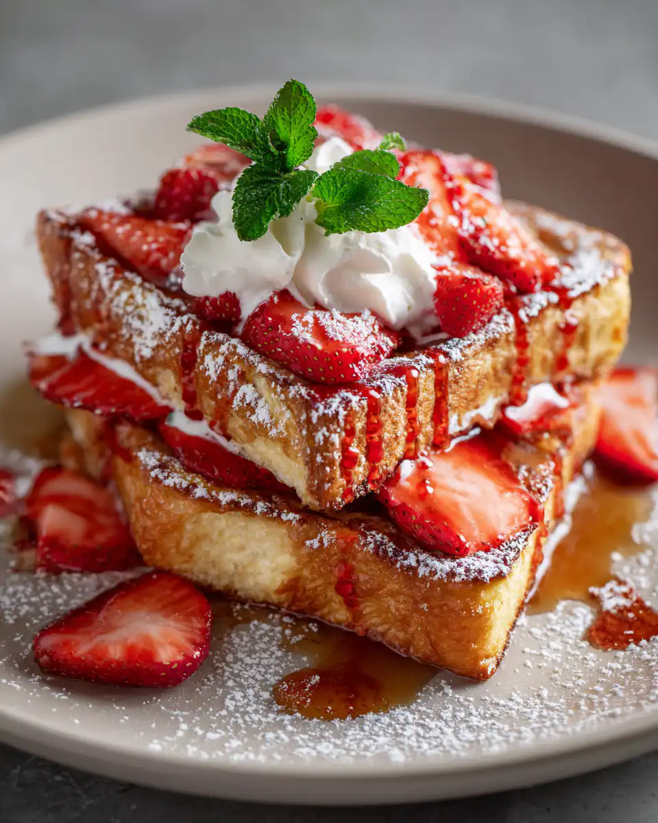 Strawberry Cream French Toast