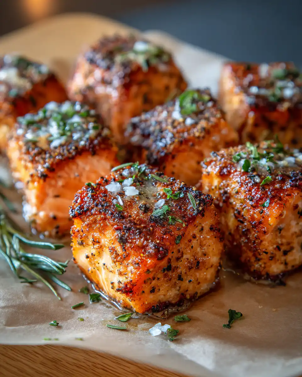 air fryer salmon bites