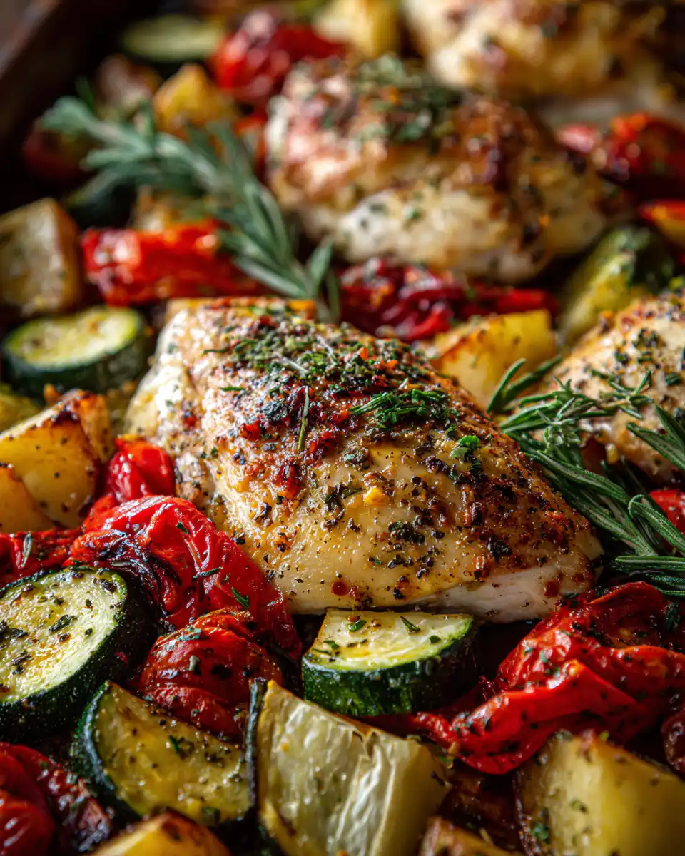 chicken sheet pan dinner