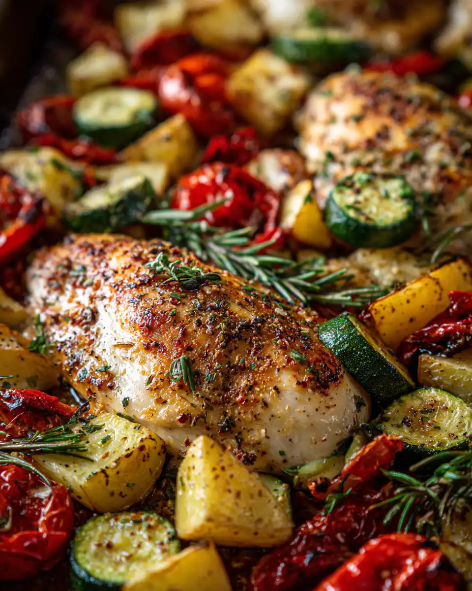 chicken sheet pan dinner