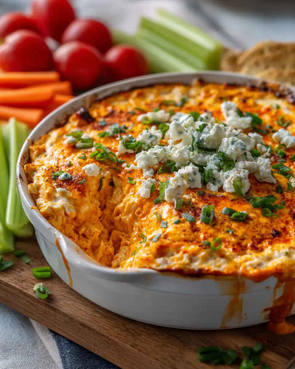 cottage cheese buffalo chicken dip