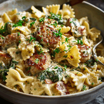 creamy sausage pasta