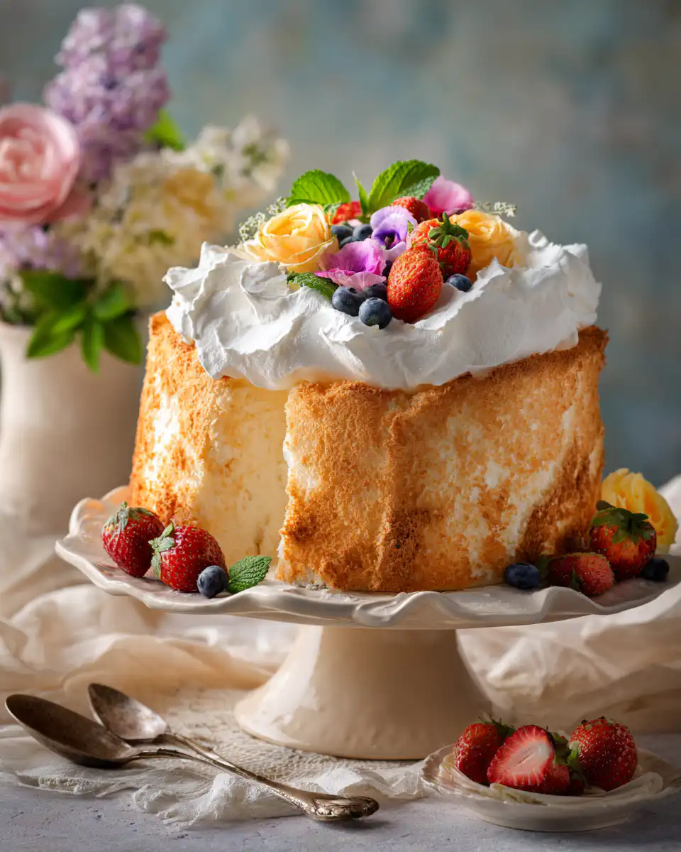 easter angel food cake