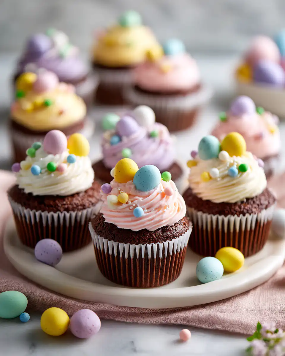 easter cupcakes
