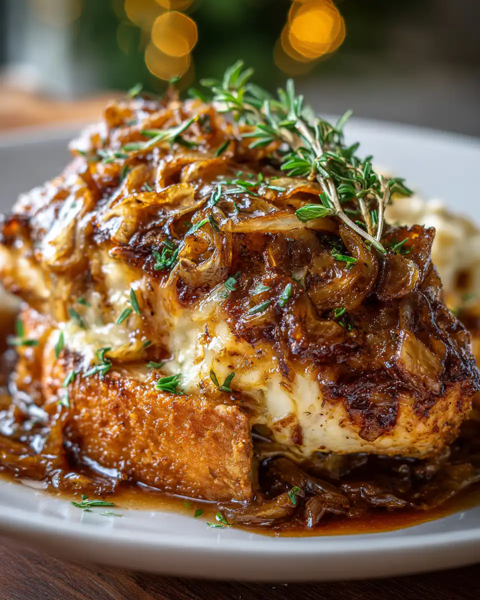 french onion chicken