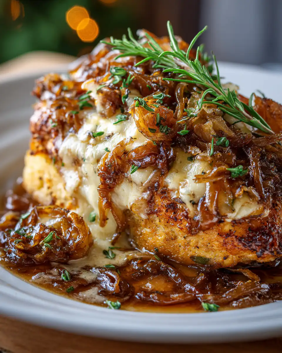 french onion chicken