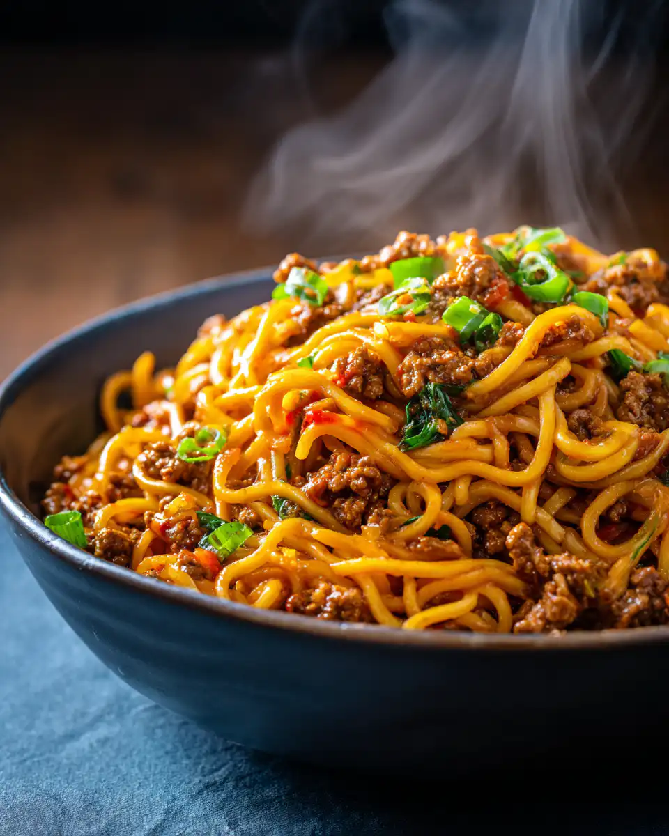 ground beef and noodles
