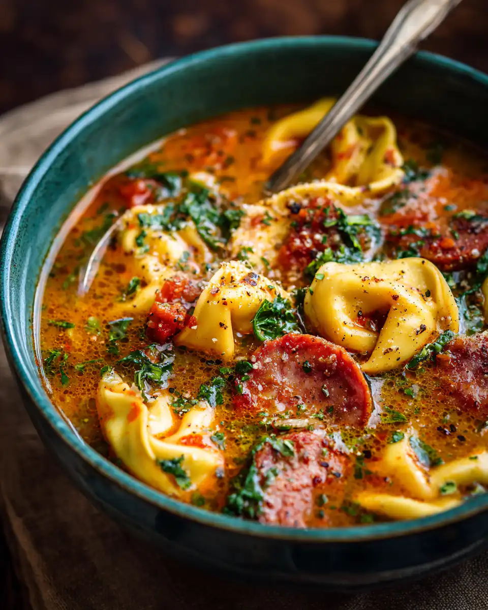 sausage tortellini soup