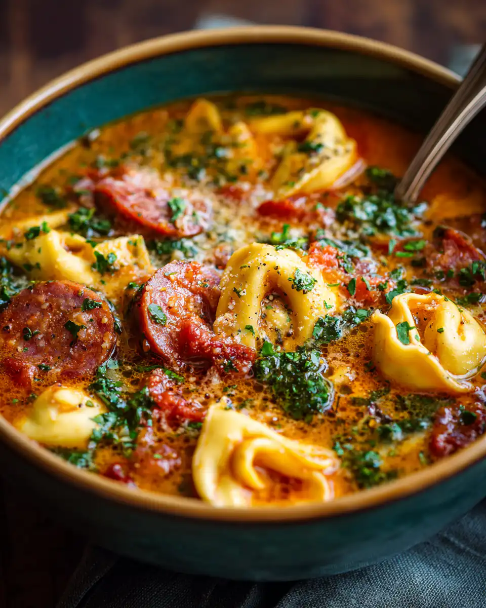 sausage tortellini soup
