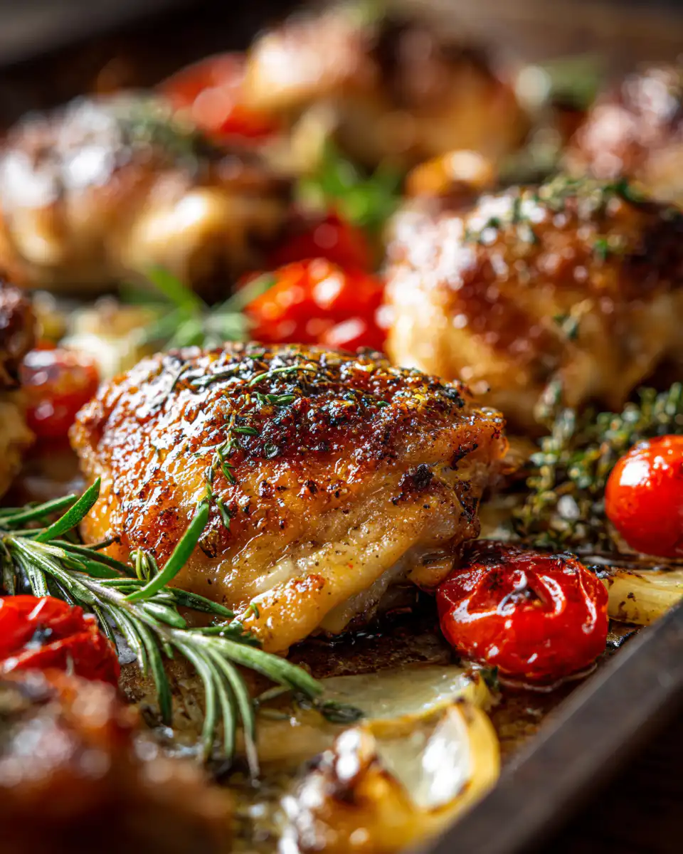 sheet pan chicken thighs
