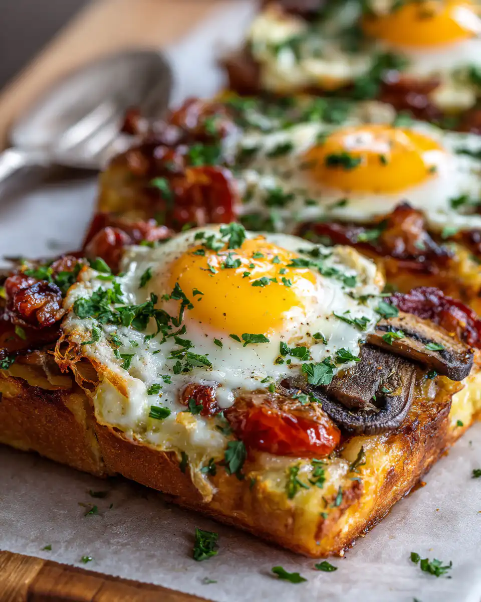 sheet pan eggs for breakfast sandwiches