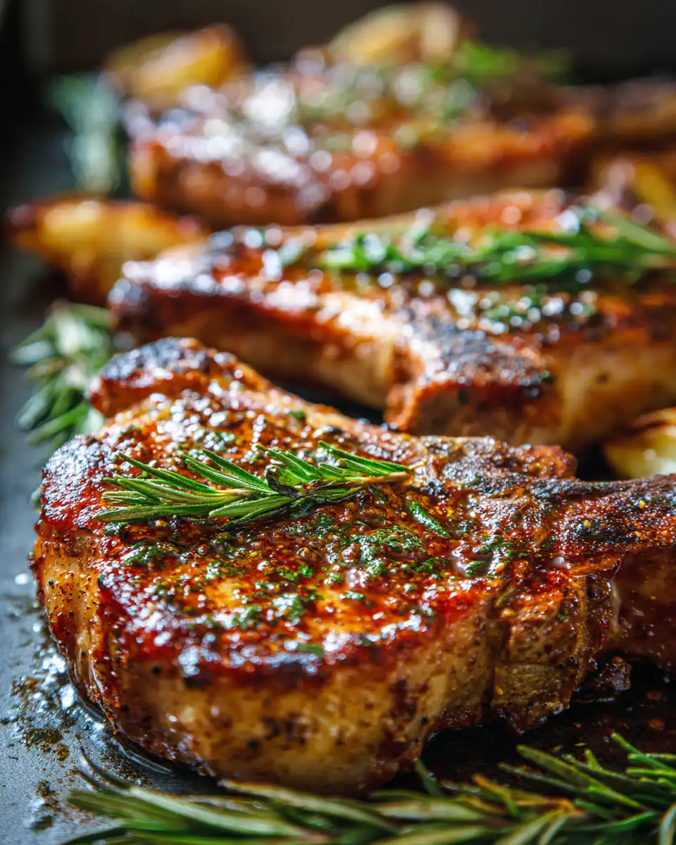 sheet pan pork chops