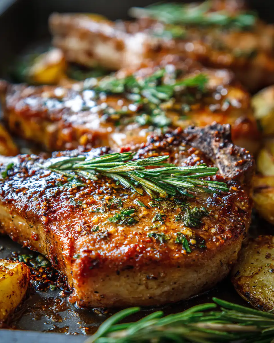 sheet pan pork chops