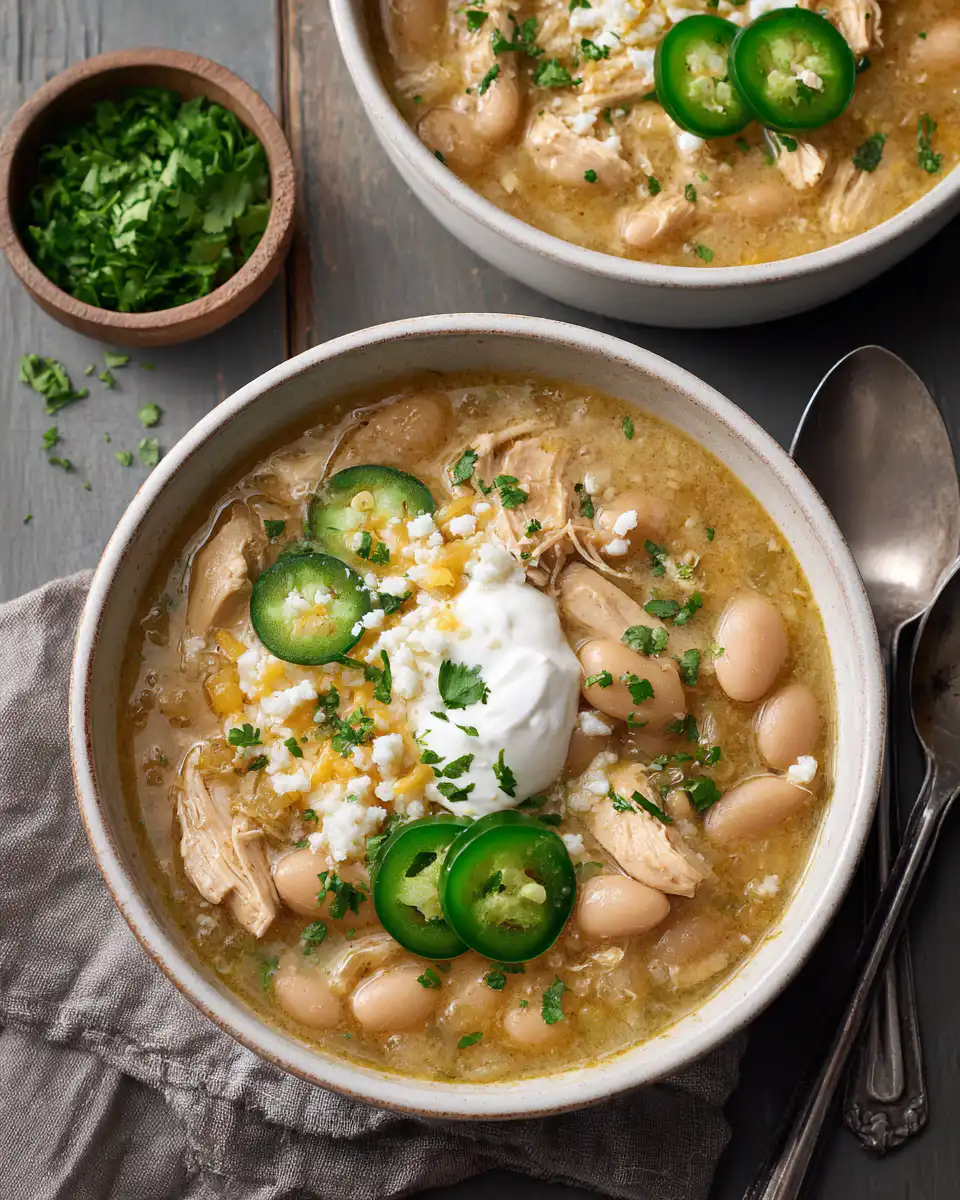 white bean chicken chili