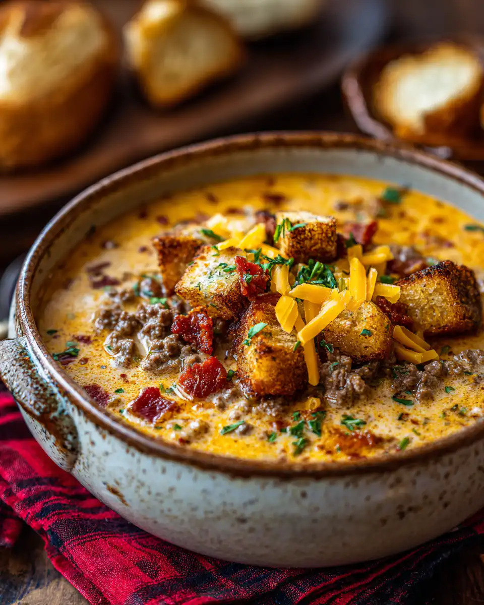 Cheeseburger Soup