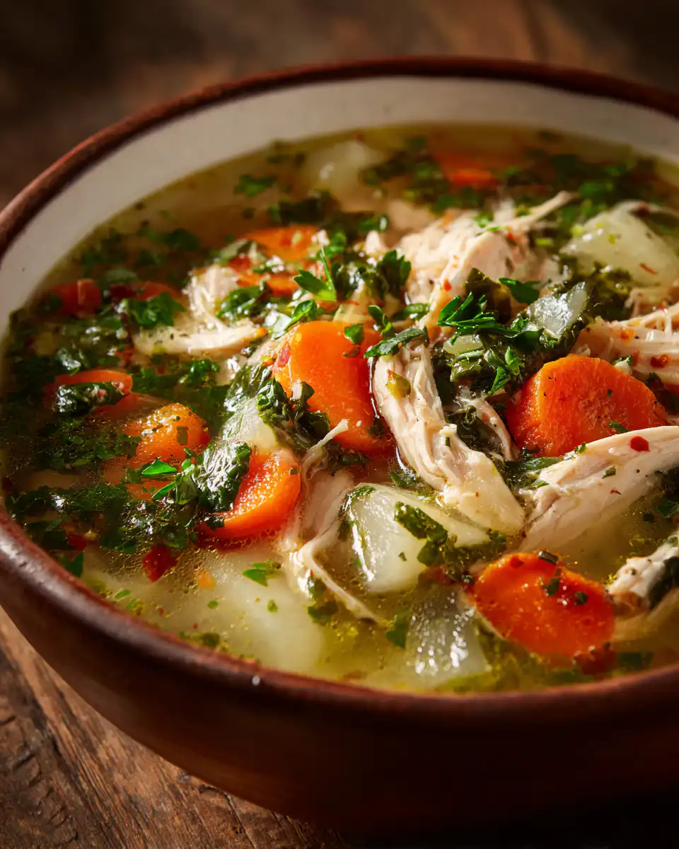 Leftover Turkey Soup