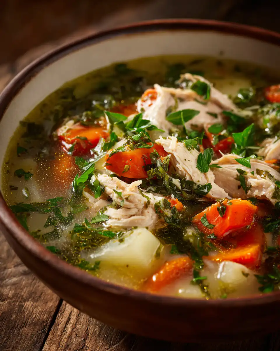 Leftover Turkey Soup