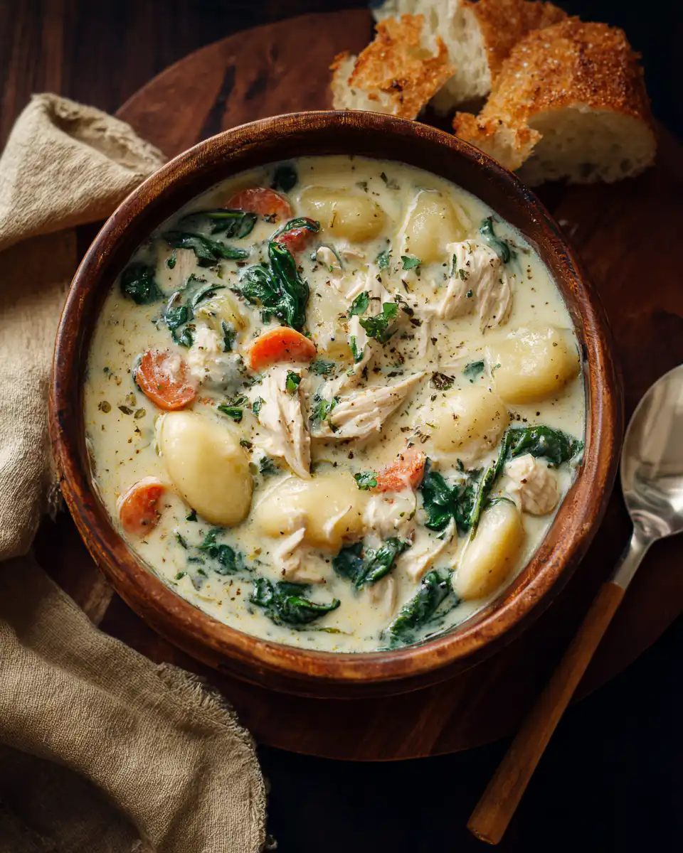 Olive Garden Chicken Gnocchi Soup