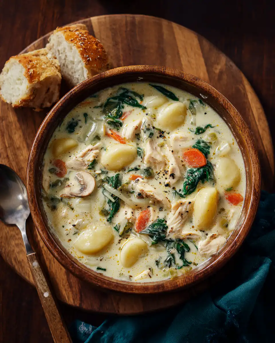 Olive Garden Chicken Gnocchi Soup