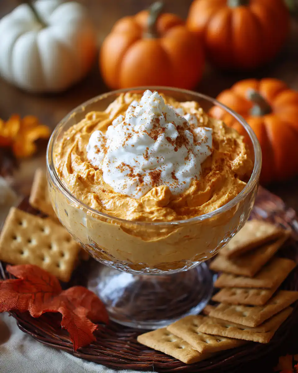 pumpkin fluff dip
