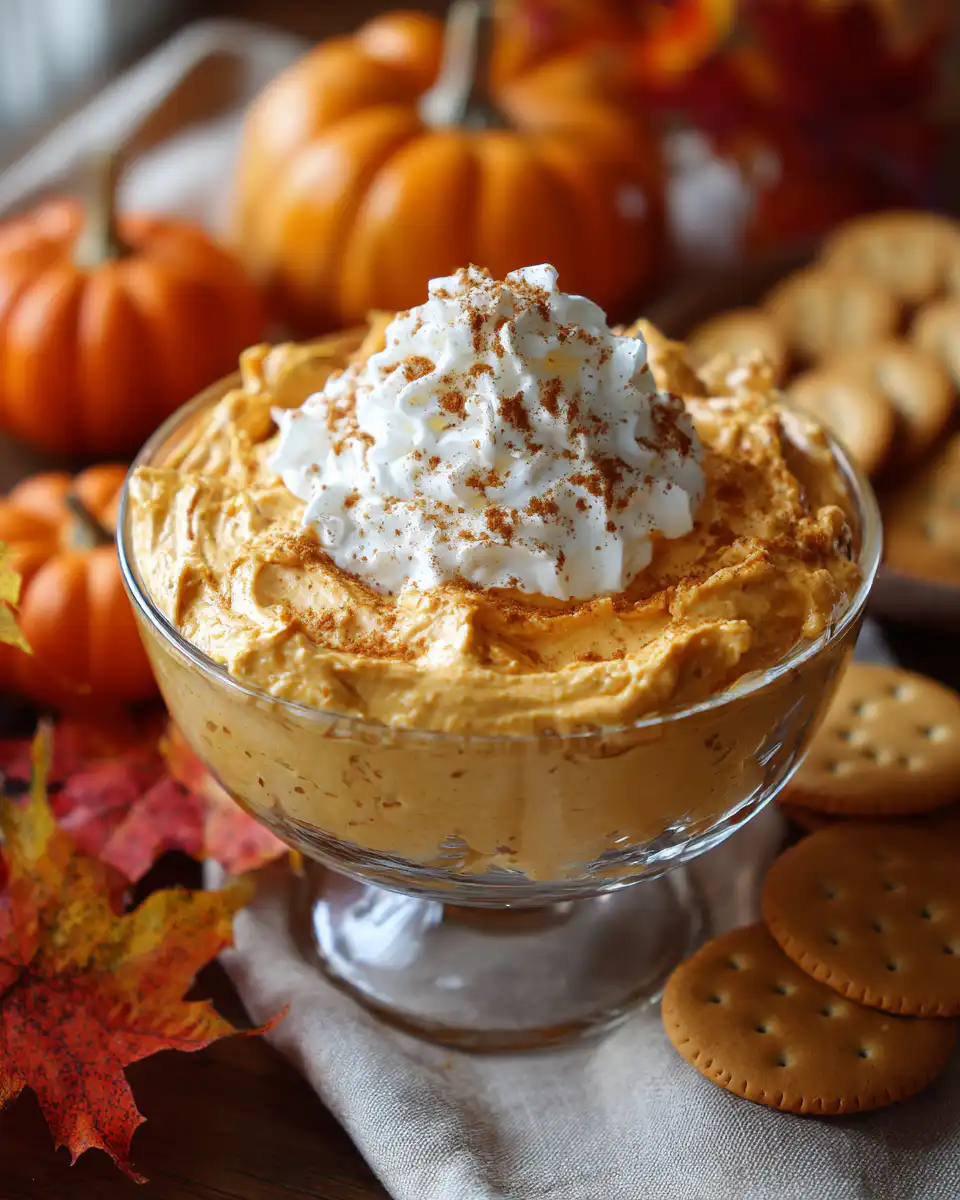 pumpkin fluff dip