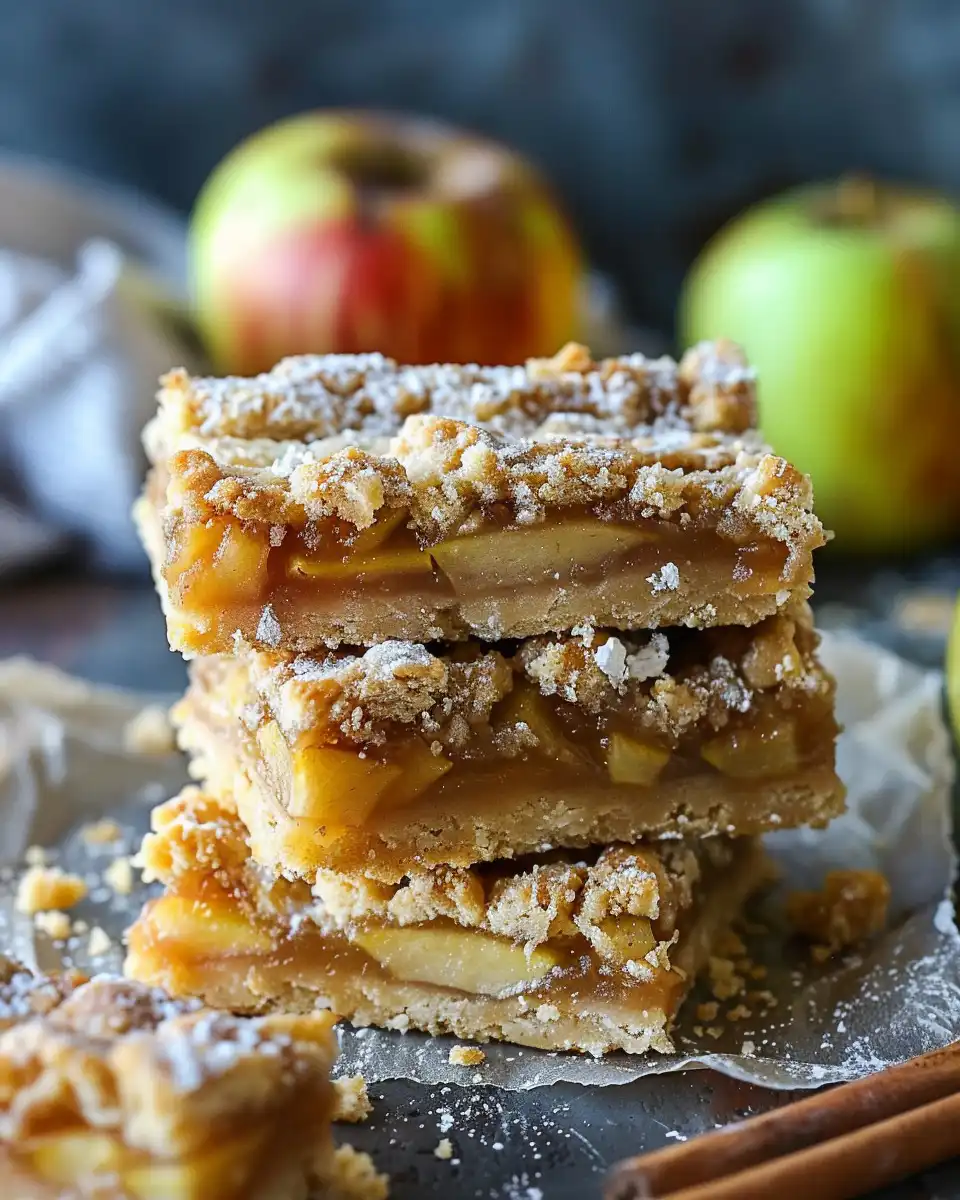 Ingredients arranged for apple shortbread bars crust, filling, and oat topping