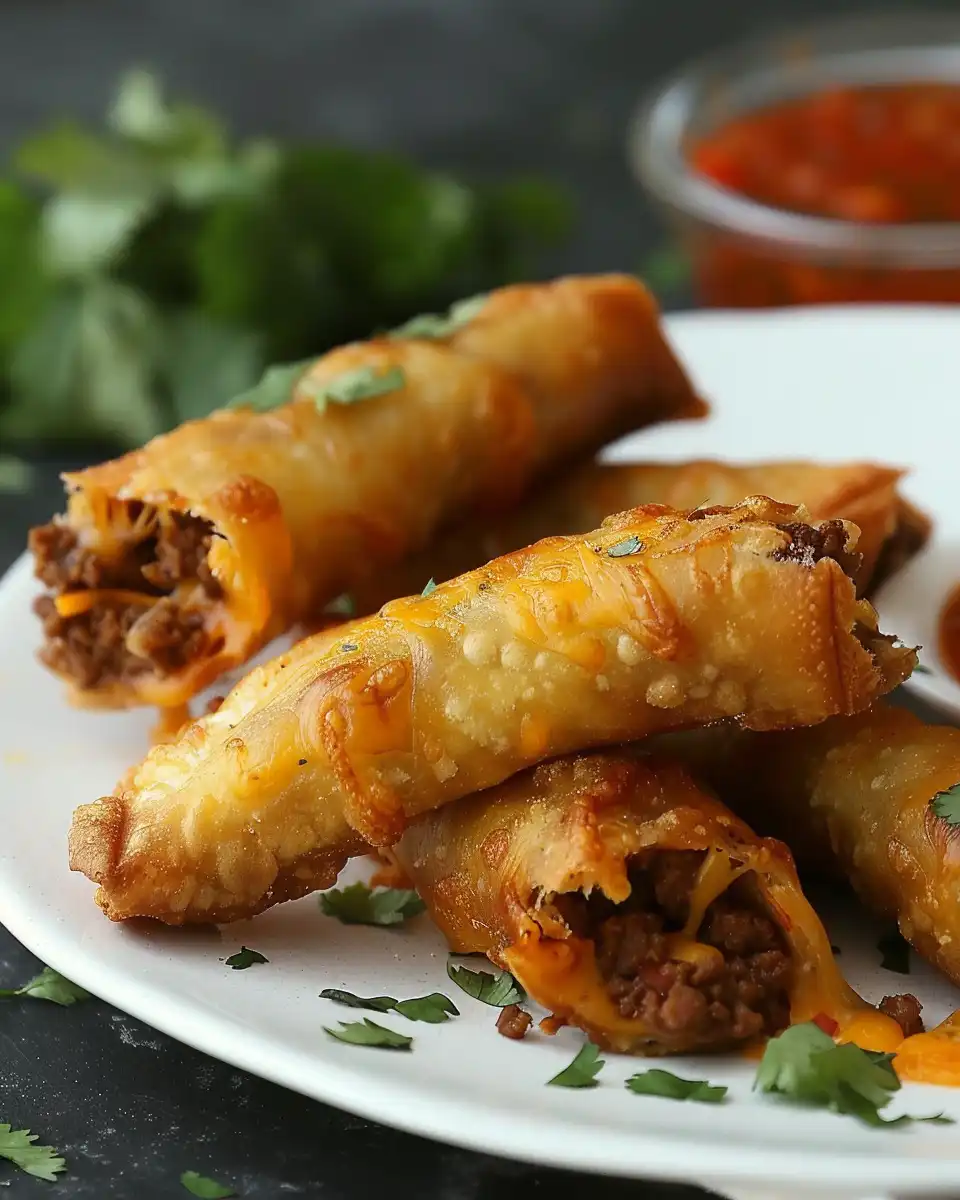Final golden cheesy taco sticks ready to enjoy