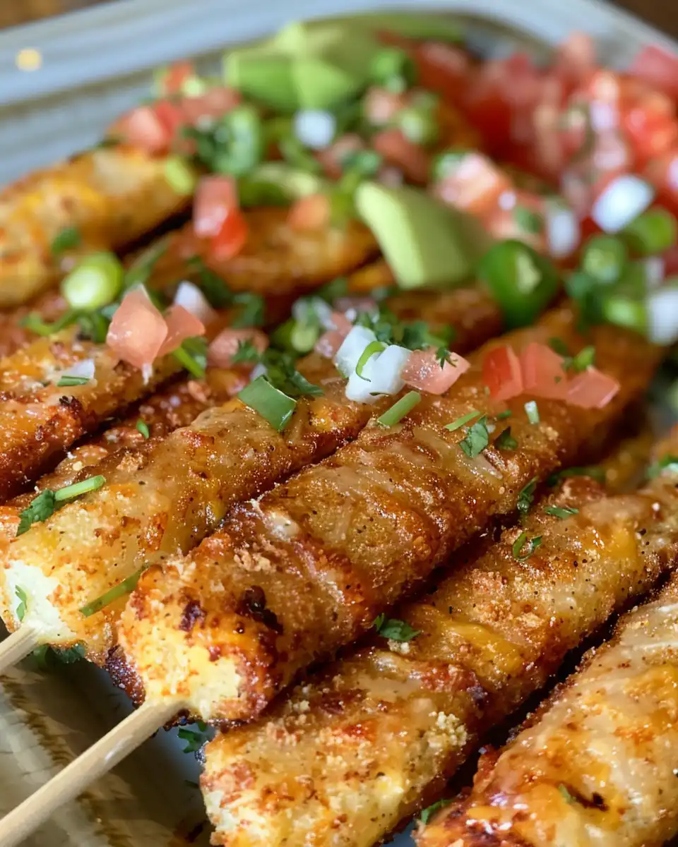 Cheesy taco sticks wrapped in taco-seasoned beef and dough steaming fresh