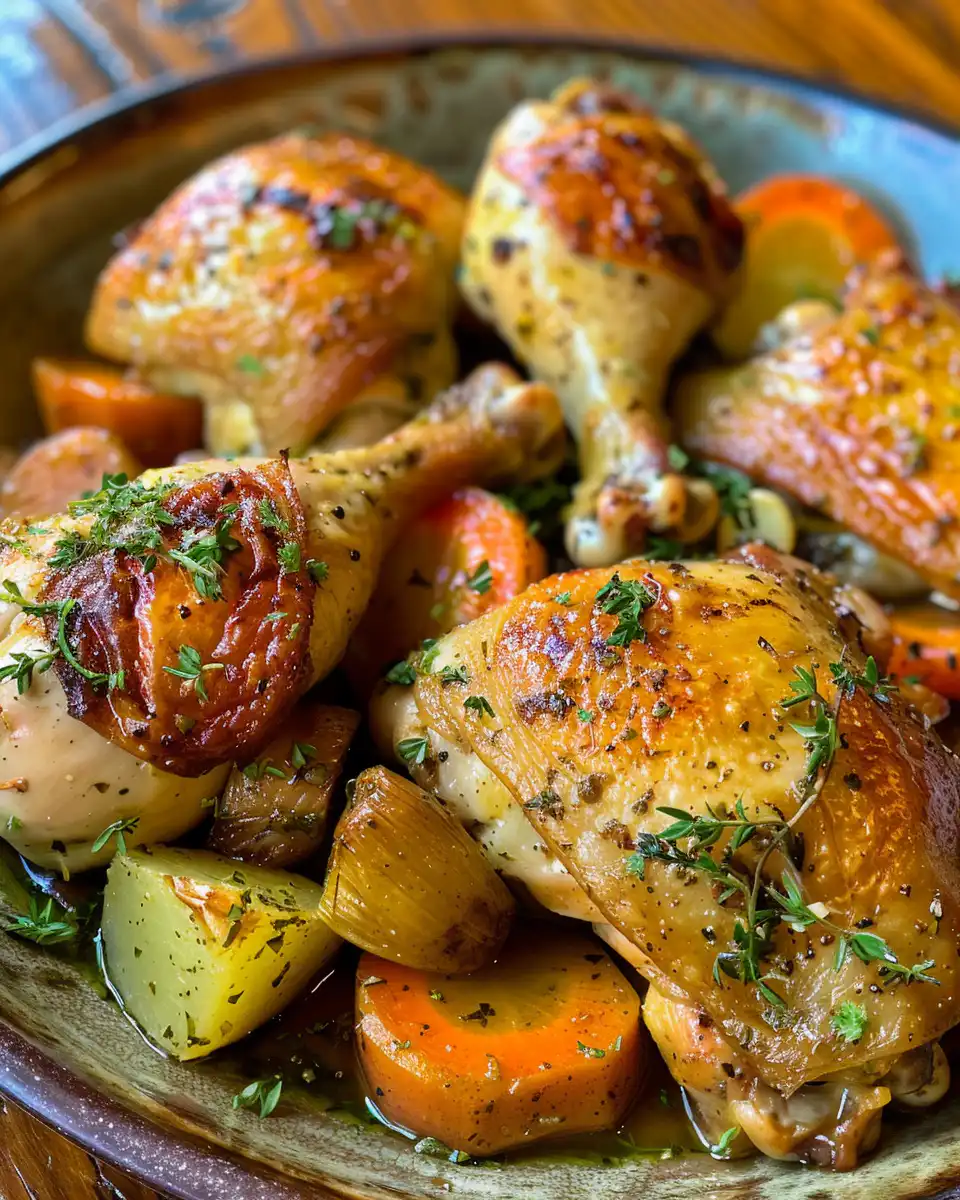 Ingredients for fall chicken thighs recipe with sweet potatoes and apples arranged