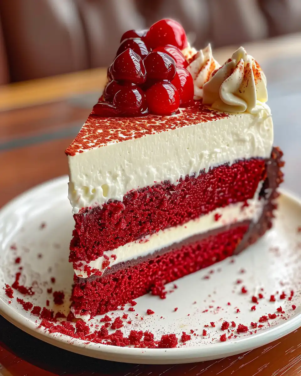 Pressure cooker with red velvet cake batter before cooking