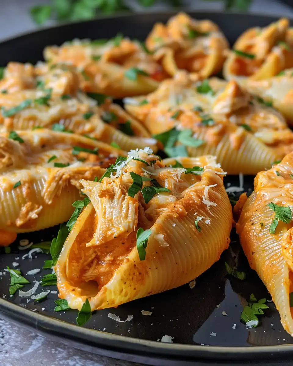 Ingredients for creamy buffalo chicken macaroni including cheeses and buffalo sauce