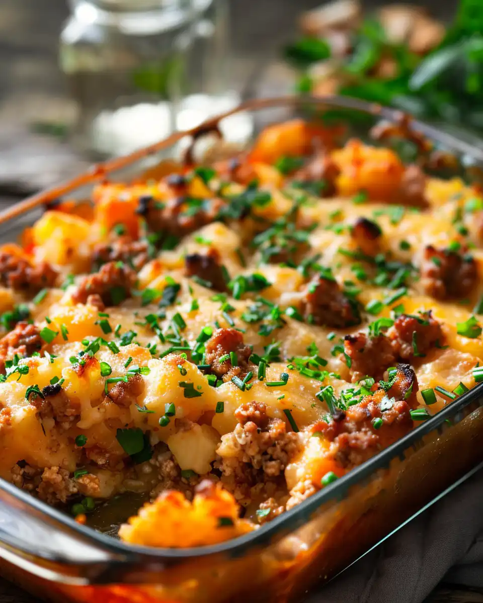 Ingredients spread including ground beef, egg noodles, cheese, and taco seasoning