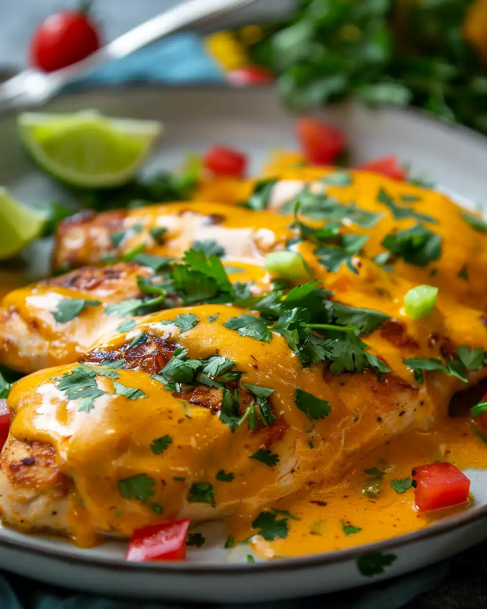Close-up of spices and shredded cheddar for Mexican chicken cheese sauce