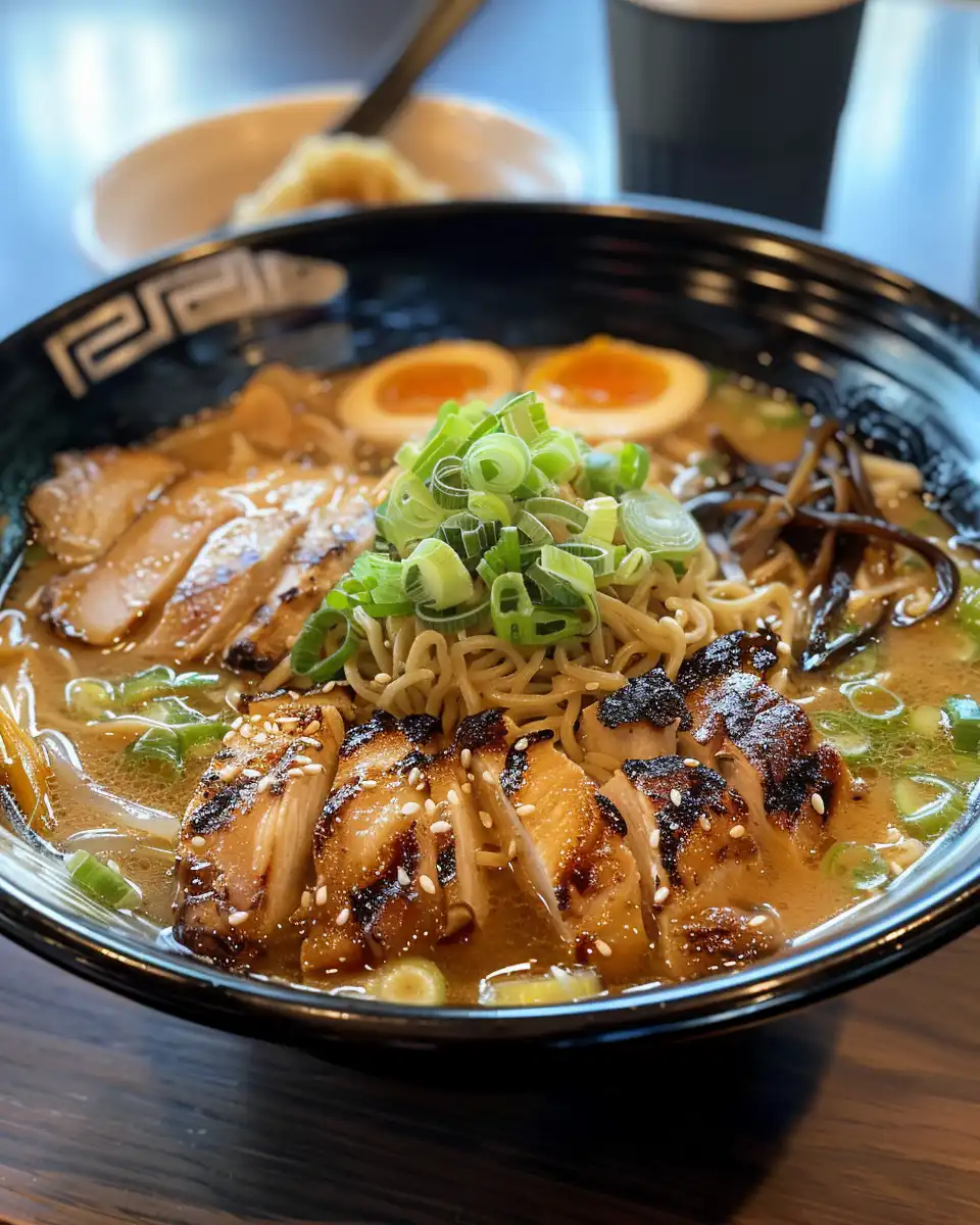 Pressure cooker with steam and float valve preparing chicken ramen