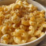 5 Ingredient Mac and Cheese taken with iphone 15 pro max --iw 2 --ar 4:5 --v 6.0 --raw