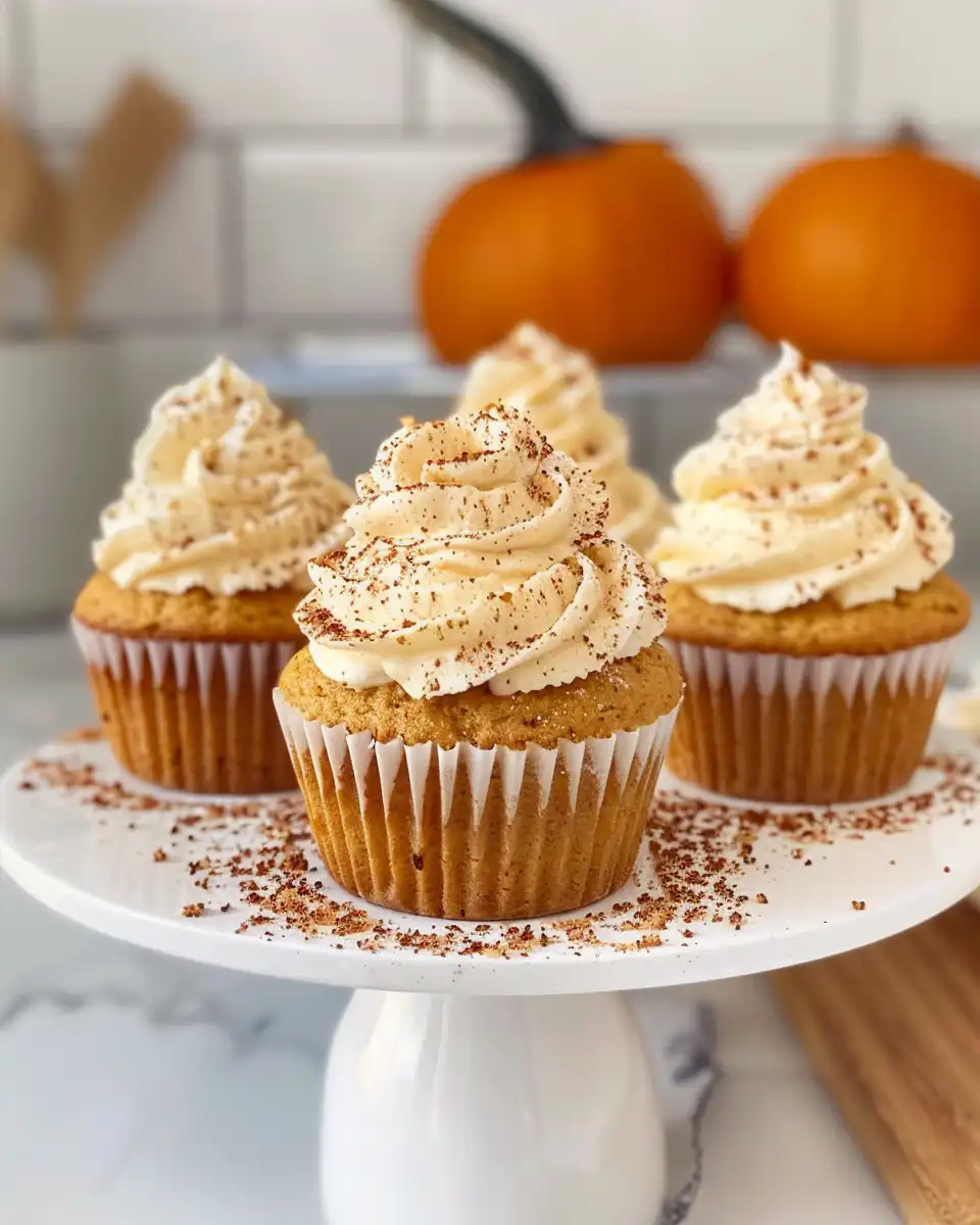 Ingredients for pumpkin cupcakes ready for mixing