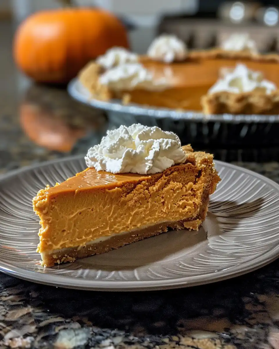 Ingredients for pumpkin pie cheesecake including cream cheese, eggs, pumpkin puree