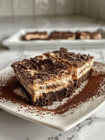 Easy Tiramisu Brownies taken with iphone 15 pro max --iw 2 --ar 4:5 --v 6.0 --raw