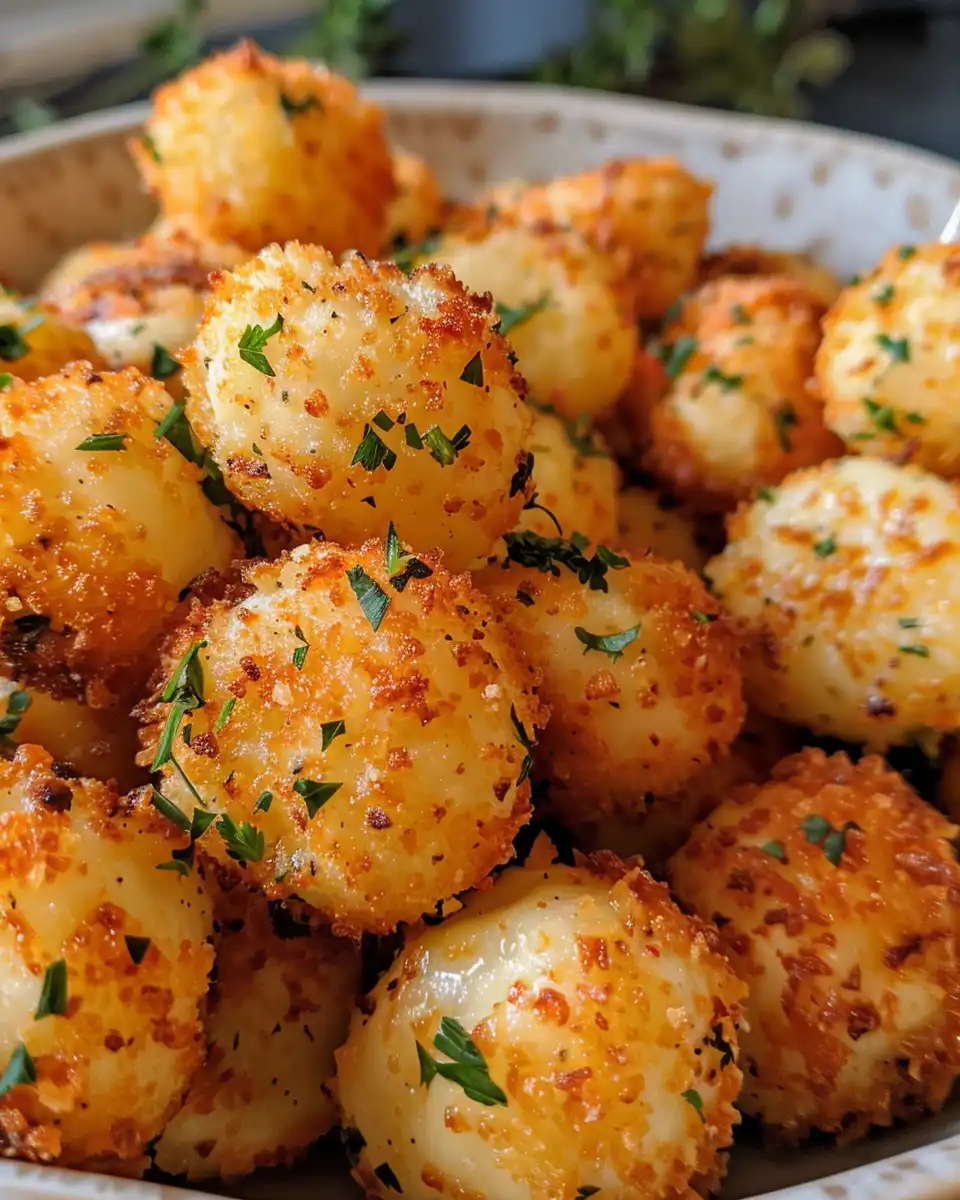 Cheesy parmesan and mozzarella bites steaming and fresh from pressure cooker