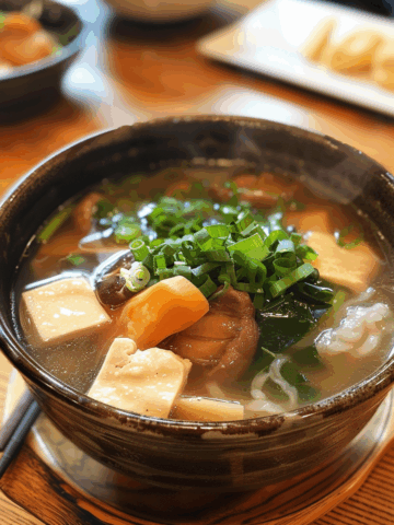 Japanese Clear Soup Recipe taken with iphone 15 pro max --iw 2 --ar 4:5 --v 6.0 --raw