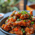 Thai Sweet Chili Chicken taken with iphone 15 pro max --iw 2 --ar 4:5 --v 6.0 --raw