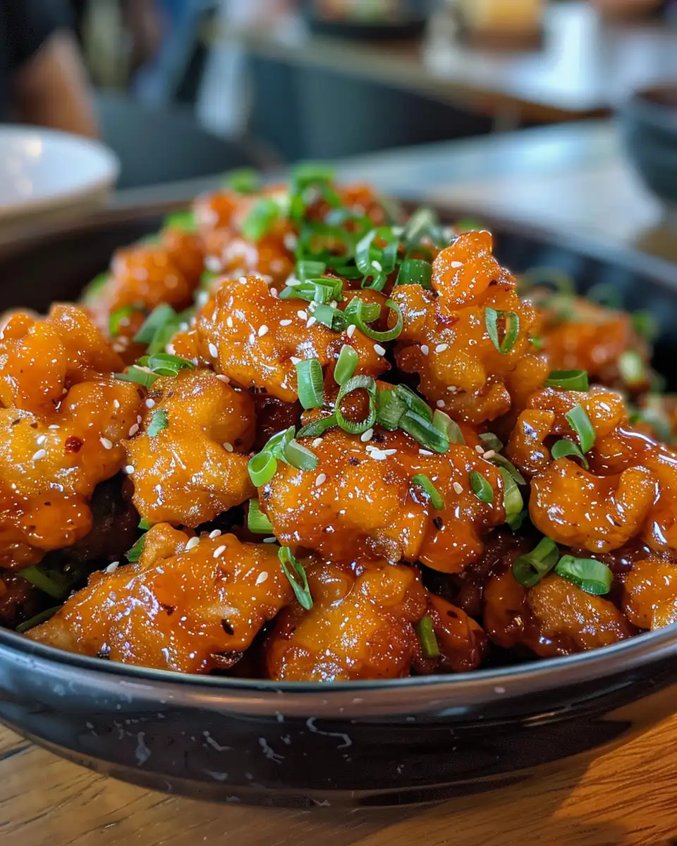 Pressure cooker with sweet chili chicken cooking and valve hissing
