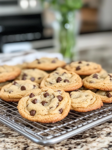 Bakery Style Chocolate Chip Cookies Recipe taken with iphone 15 pro max --iw 2 --ar 4:5 --v 6.1 --raw