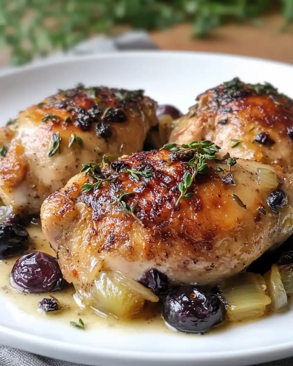 Pressure cooker with blueberries and thyme baking bars showing steam and float valve