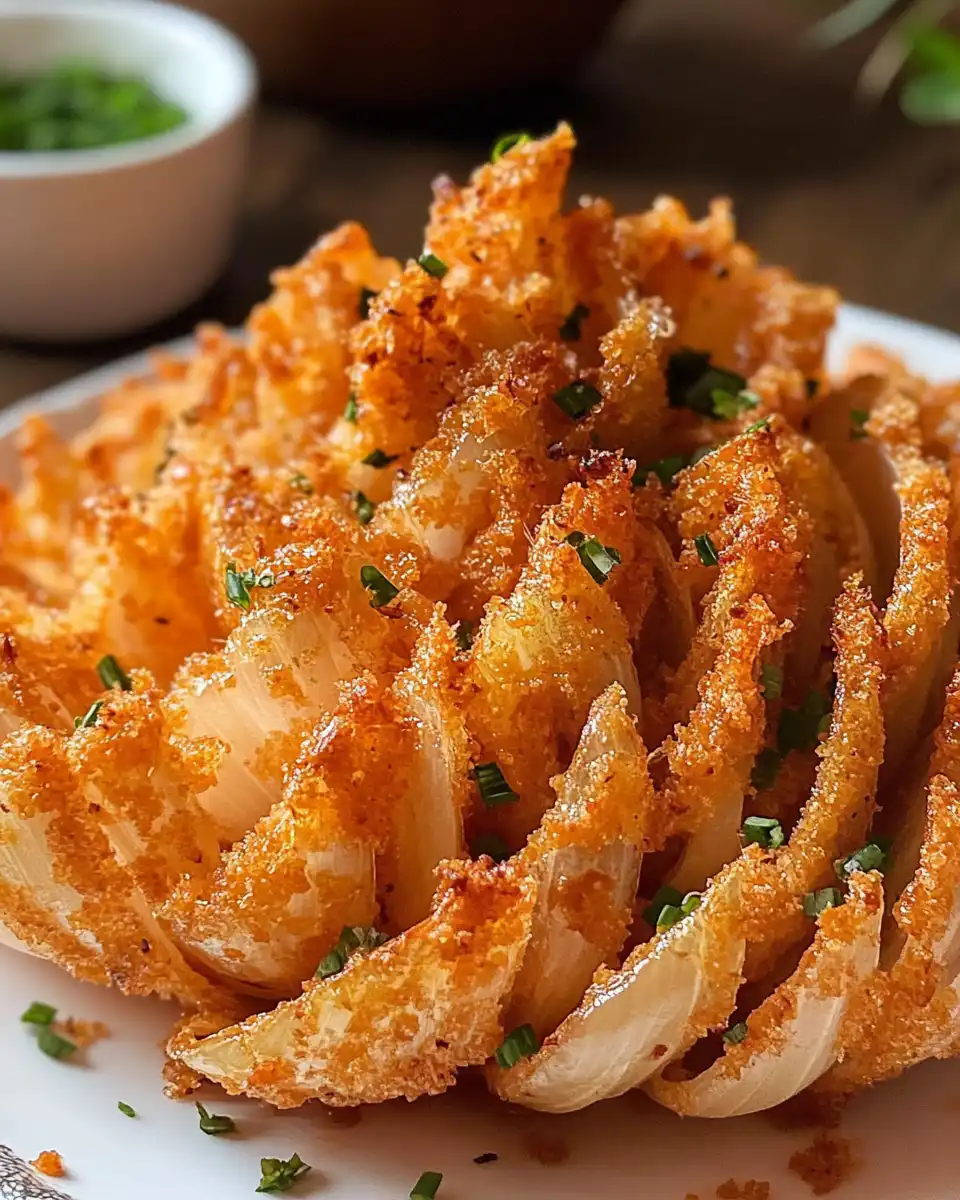 Freshly prepared blooming onion about to be pressure cooked and fried
