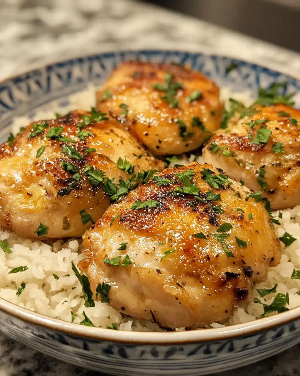 Brazilian coconut chicken recipe close-up