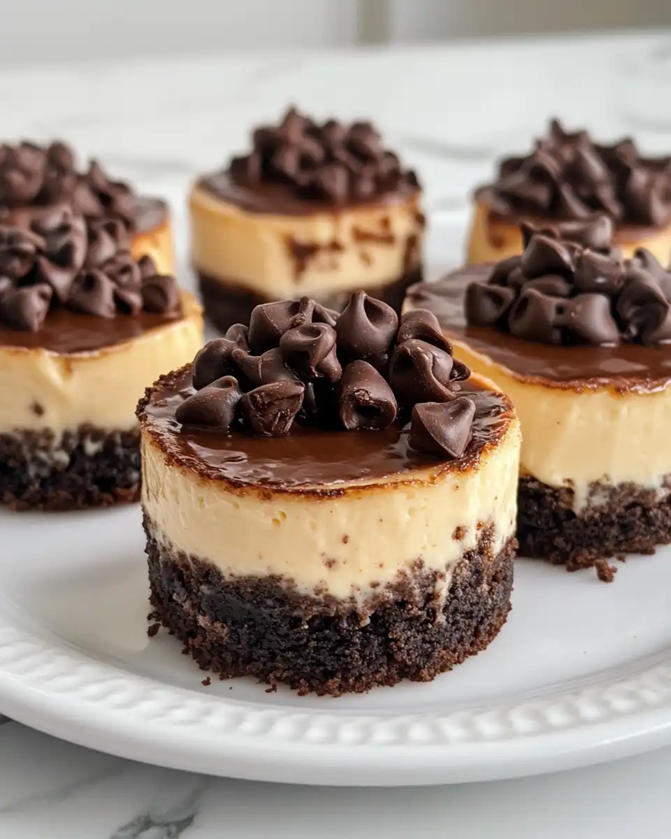 Chocolate brownie batter spooned into mini muffin cups for baking